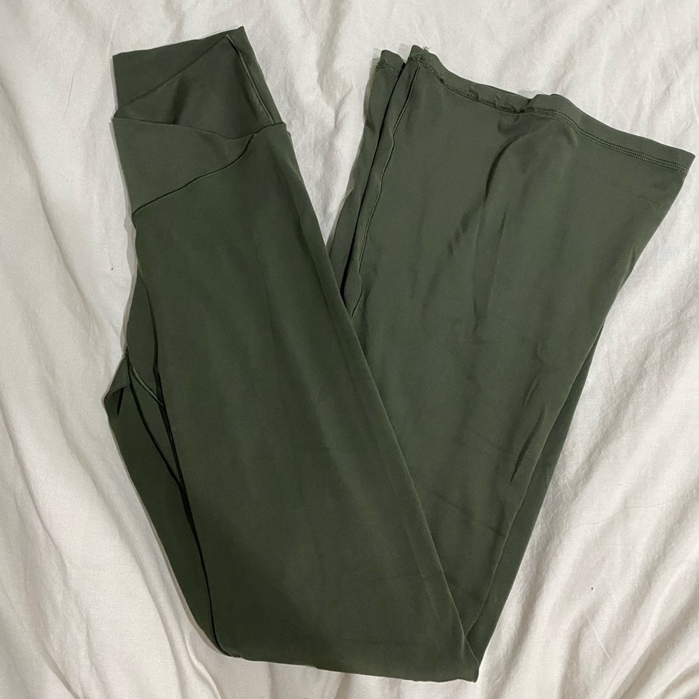 aerie crossover flare legging